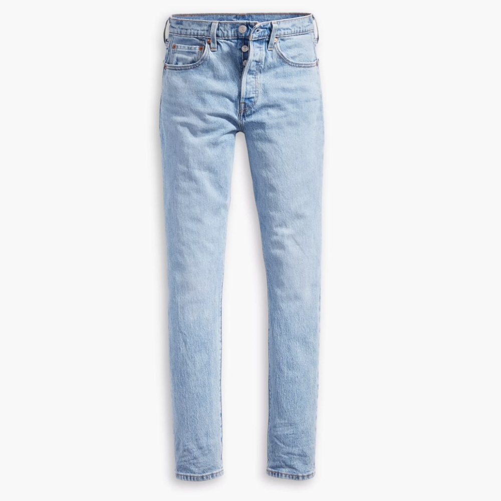 Levi’s 501 skinny light wash crisp denim jeans 27